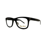 occhiali da vista Clark 1119 C1 unisex neri eleganti con montatura in acetato