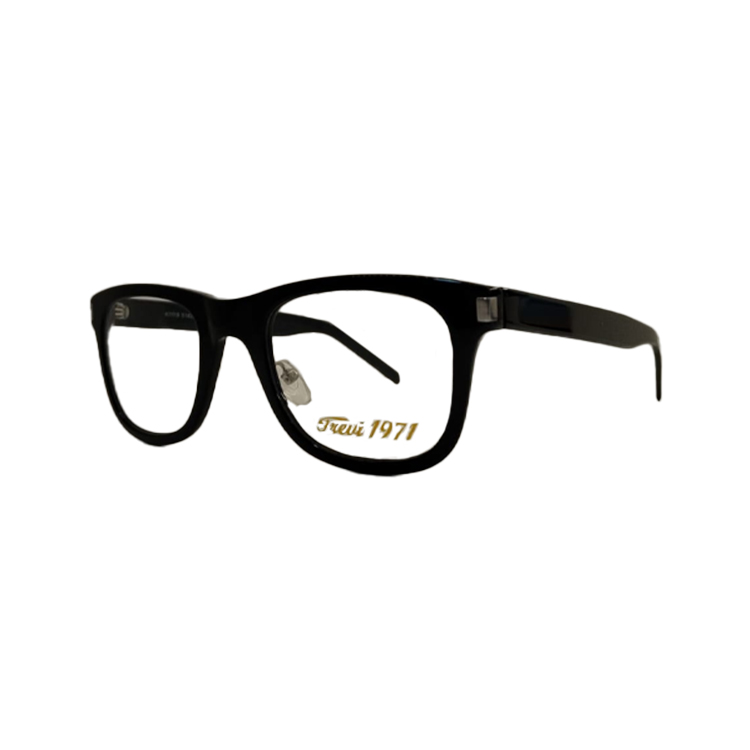 occhiali da vista Clark 1119 C1 unisex neri eleganti con montatura in acetato
