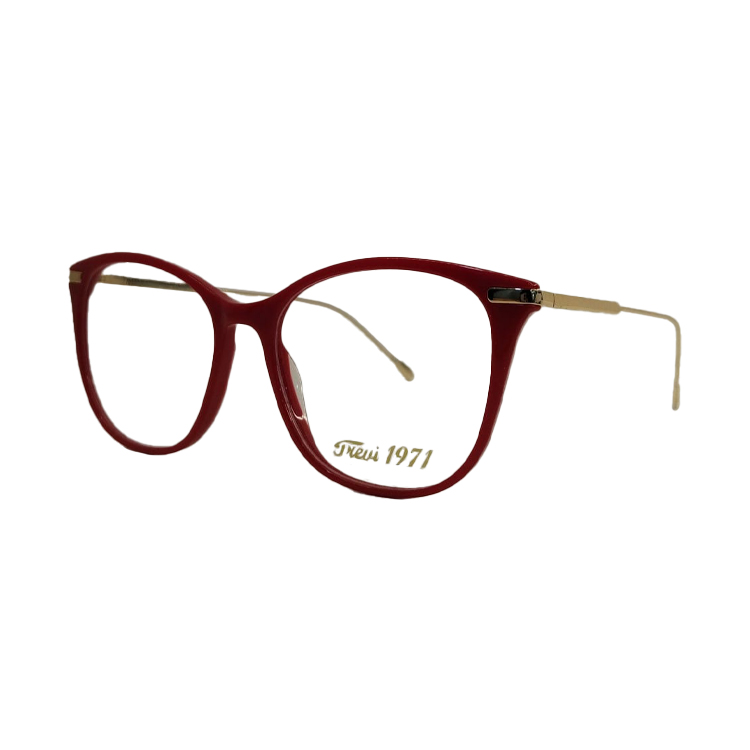 Occhiali da vista Clark 1098 C5 rossi unisex eleganti