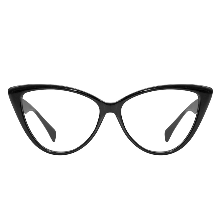 Occhiali da vista Clark K1383 C1 donna neri cat eye eleganti in acetato lucido