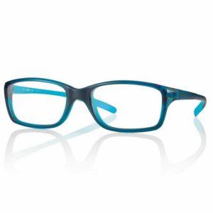 Centrostyle F039746275000 montatura acetato TR90 blu turchese trasparente forma rettangolare sportivo leggero flessibile