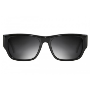 CLARK 4178 01 occhiali da sole montatura nera acetato lenti grigio scuro forma geometrica quadrata stile classico contemporaneo