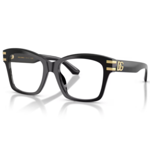 Dolce&Gabbana-DG3419-501-nero-montatura-acetato-forma-squadrata-logo-DG-dettagli-metallo