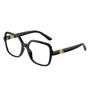 Occhiali da vista Dolce & Gabbana DG5105U 501 donna neri quadrati eleganti full rim con logo DG dorato