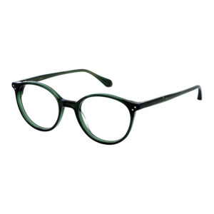 Occhiali da vista Gigi Studios 64900 BROOKS 7 unisex verde scuro rotondi minimal eleganti in acetato