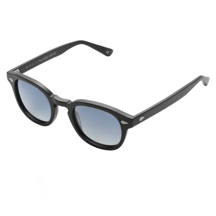 Clark 4119 P01 occhiali da sole phantos acetato nero lenti azzurre sfumate polarizzate