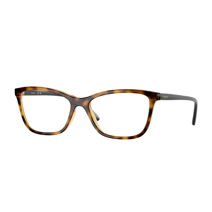 Vogue VO5603 2718 occhiali da vista donna farfalla in nylon marrone ultraleggero: comfort quotidiano e stile raffinato