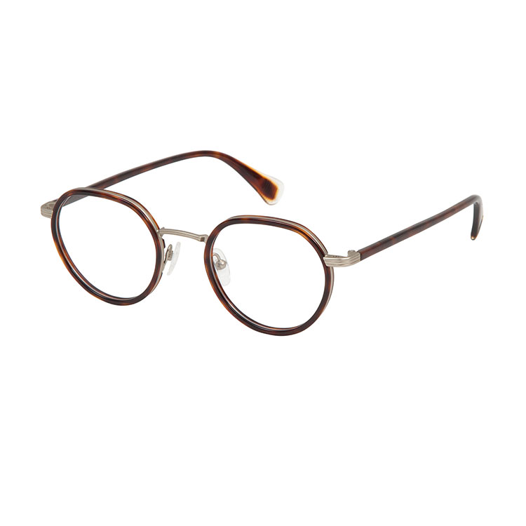 GIGI STUDIOS Kandinsky 06644/9 occhiali da vista acetato tartarugato con dettagli argento unisex
