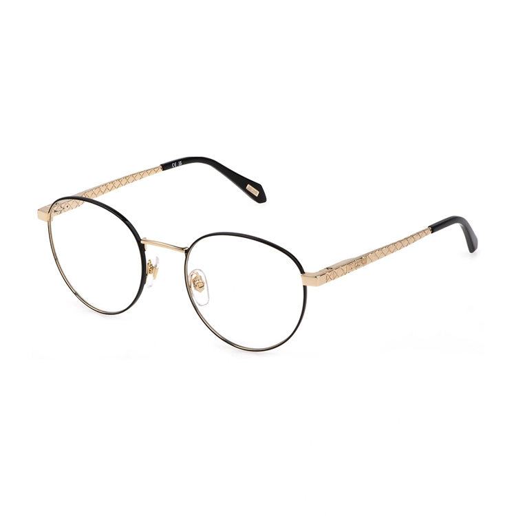 Occhiali da vista Just Cavalli VJC017 0301 unisex oro rotondi eleganti in metallo