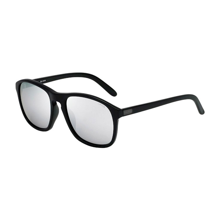 Lozza SL1845V Cooper 700X nero lucido occhiali da sole forma squadrata acetato lenti argento specchio riflettenti unisex