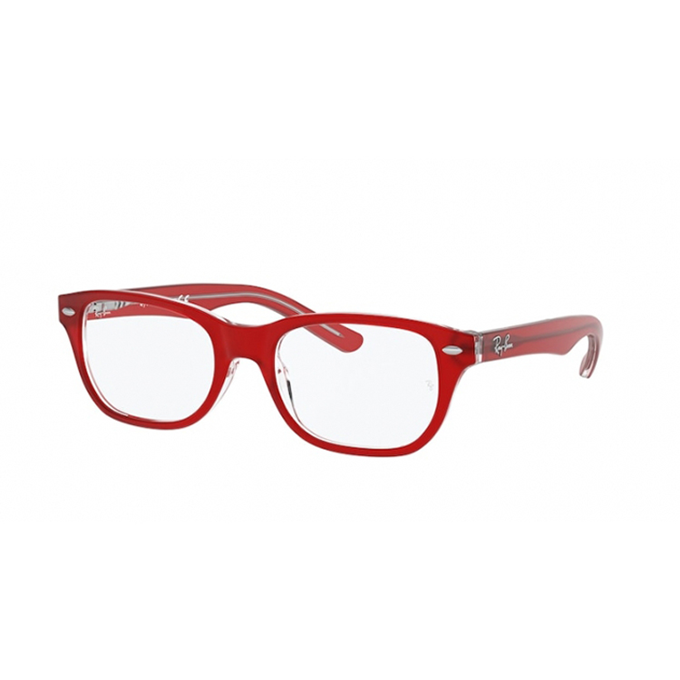 Ray-Ban 1555 3852, occhiali da vista junior in acetato rosso lucido