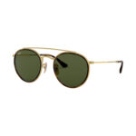 Occhiale Ray-Ban RB3647N Round Double Bridge in metallo