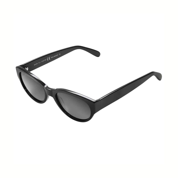 Occhiali da sole Clark 4129 P01 havana rosato acetato forma ovale aste rosa trasparente lenti grigio scuro montatura donna