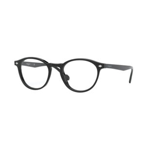 Scopri gli occhiali da vista Vogue VO5326 W44 in acetato nero: design rotondo elegante, comfort e look contemporaneo per ogni occasione.