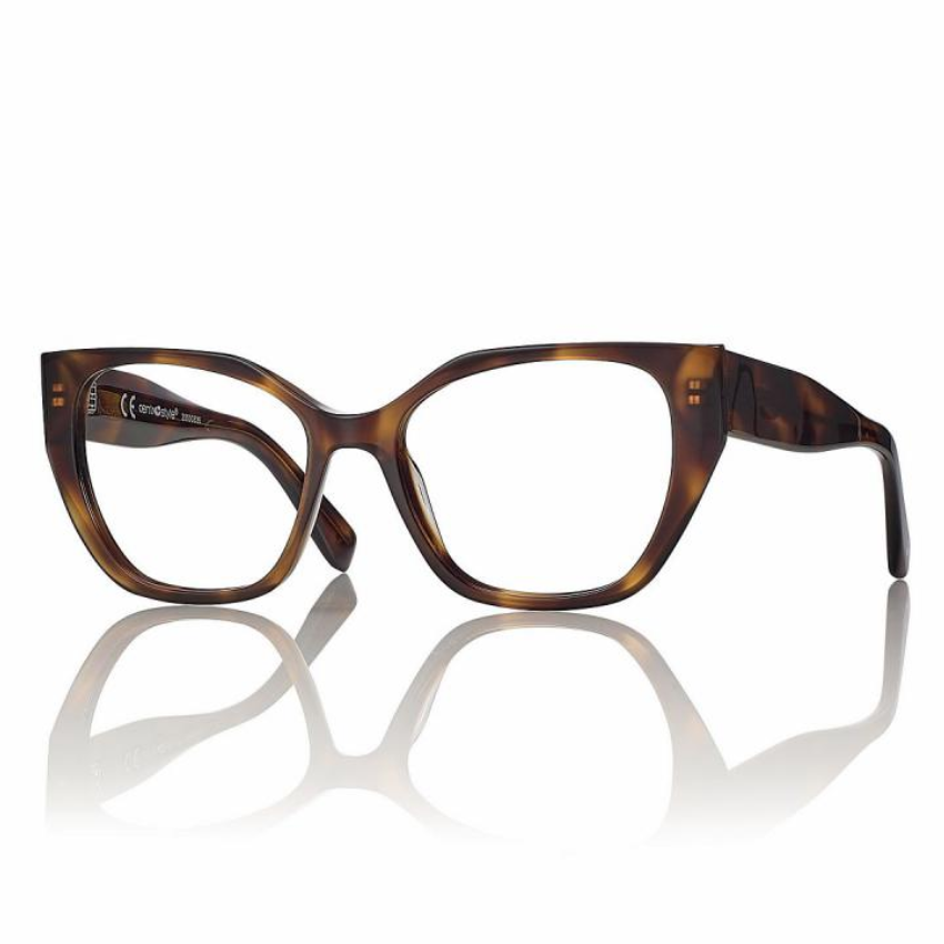 Centrostyle F064856009000 havana occhiali da vista donna forma farfalla acetato tartarugato