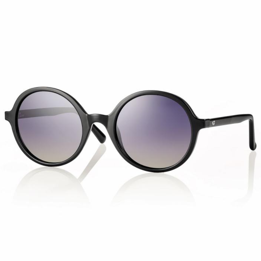 Centrostyle S037351001015 – occhiali donna tondi neri con lenti sfumate eleganti