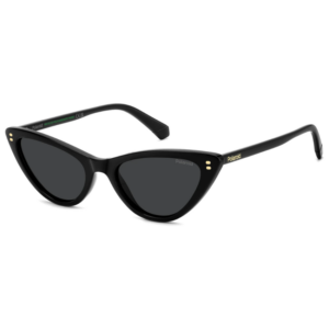 Polaroid PLD 6246/S 807/M9 – occhiali donna neri Polaroid cat-eye con lenti polarizzate nere