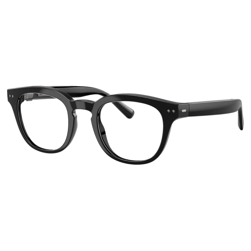 Nuance 5002 colore 4 occhiale acustico in acetato nero lucido dal design elegante e tecnologico