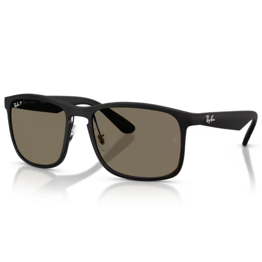 Ray-Ban RB4264 601S87 occhiali da sole neri con lenti scure squadrati