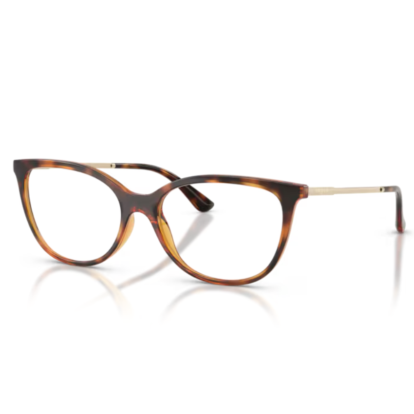 Vogue VO4347 5152 oro rosé occhiali da vista donna forma rettangolare metallo aste trasparenti