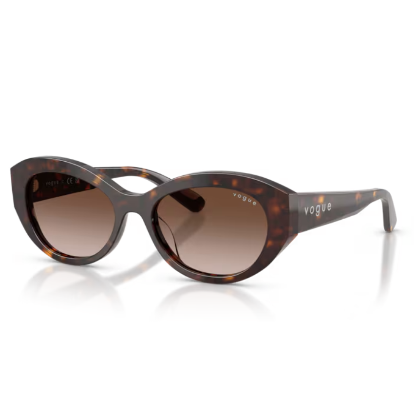 Vogue 5659SU W65613 – occhiali donna tartarugati ovali con lenti sfumate marroni