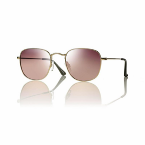 Centrostyle S040050018020 occhiali da sole panthos metallo oro con lenti rosa sfumate
