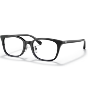 occhiali Ray‑Ban RX5407D 2000 neri unisex eleganti con montatura squadrata in acetato