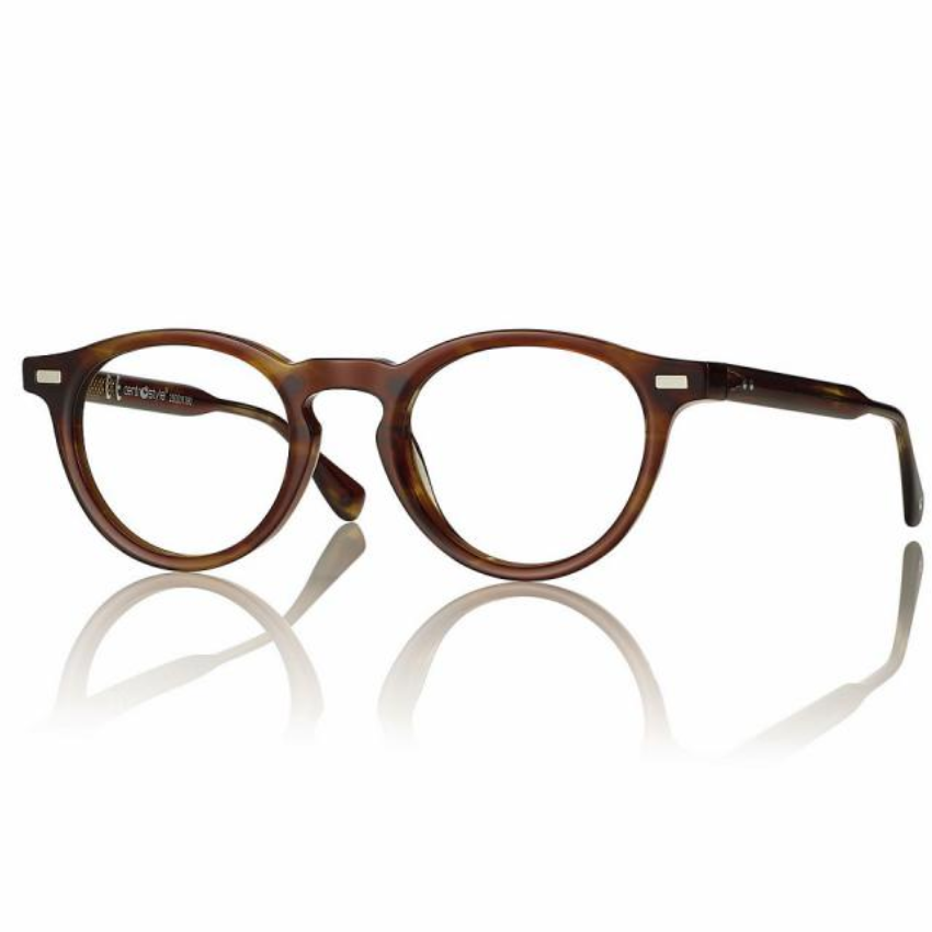 Occhiali da vista Centrostyle F068749009000 montatura pantos acetato havana con ponte keyhole