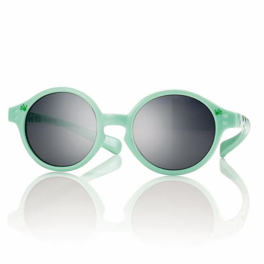Centrostyle S047143923001 occhiali da sole kids rotondi verde menta con lenti grigio scuro