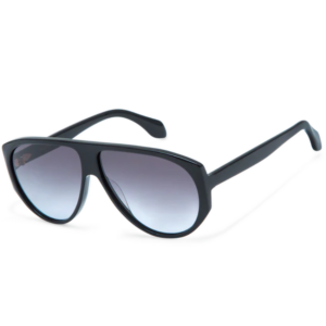 Gigi Studios GS1082 TALIAH 11 occhiali da sole donna oversize neri con lenti grigio sfumato