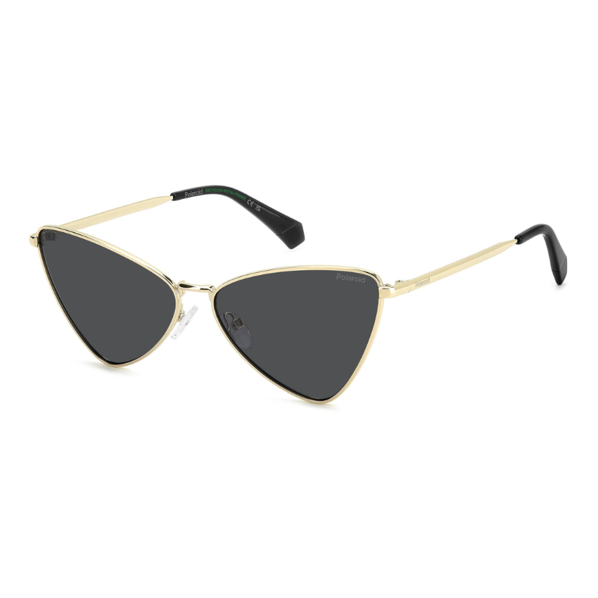 Occhiali da sole Polaroid PLD 6244 S X 2F7 M9 donna oro grigio cat eye in metallo