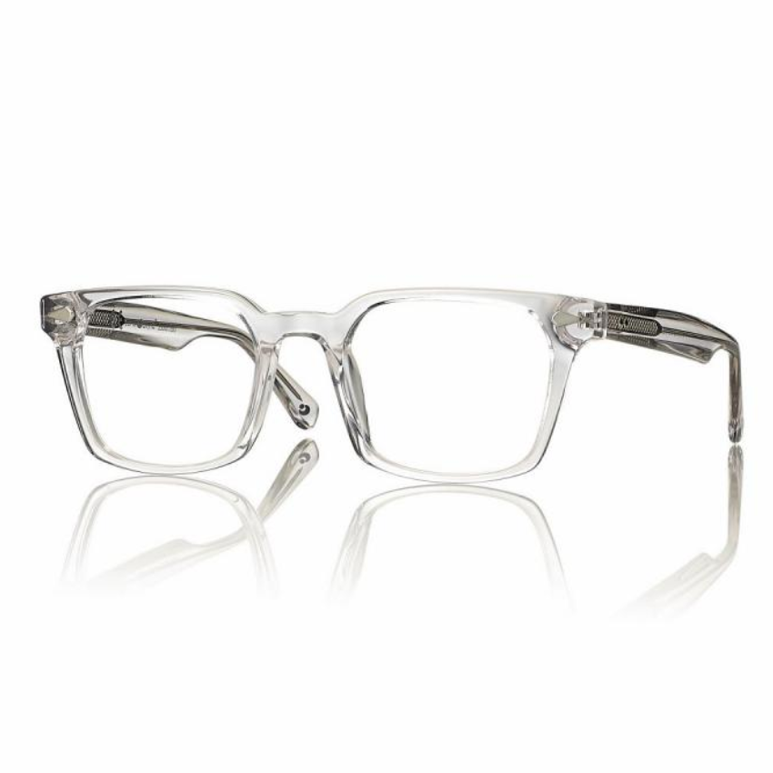 Centrostyle F0689 cristallo acetato clip on rettangolare cerniere metallo unisex vista