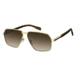 Occhiali da sole Marc Jacobs MARC 906/S 8SO/HA donna oro geometrici oversize eleganti lenti marrone sfumato
