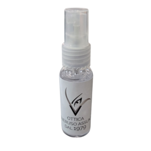 Spray pulizia lenti Centrostyle Spray Clean 30 ml per occhiali con flacone trasparente e nebulizzatore