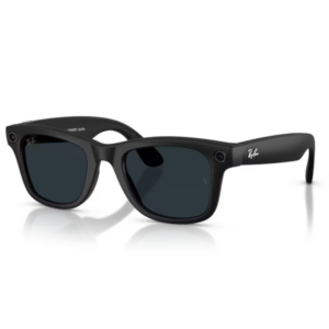 Occhiali smart Ray-Ban Meta Wayfarer RW4012 neri con lenti Clear Grey e fotocamera integrata