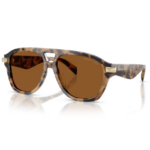 Occhiali Michael Kors Grenada tartarugati vintage con lenti ambra e forma aviator
