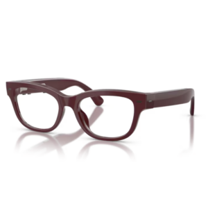 Occhiali Nuance Upturn M bordeaux con forma cat-eye e aste smart audio