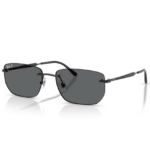 Occhiali da sole Ray-Ban RB3768 002/81 Nero con montatura metallica e lenti grigio scuro polarizzate