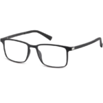 Sunoptic TRC-191 nero con montatura rettangolare opaca e aste con dettaglio geometrico