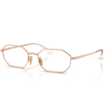 Occhiali da vista Vogue VO4341 5152 Oro Rosé da donna con montatura geometrica in metallo