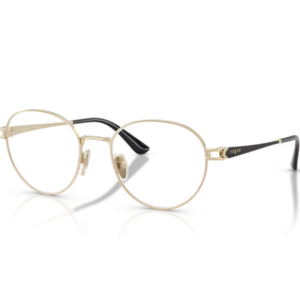 Vogue VO4370 848 oro pallido con montatura pantos in metallo e dettagli scuri sulle aste