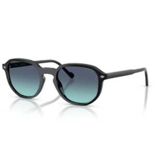 Vogue VO5707S W44/4S nero con montatura in acetato e lenti azzurro sfumato blu scuro