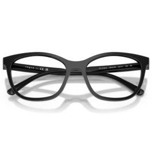 Occhiali Vogue VO5746S W44/1W Nero con montatura butterfly da vista e clip-on solare removibile con lenti grigio scuro