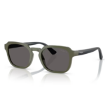 Vogue Junior VJ2025 318587 verde con montatura geometrica Full Army Green e lenti scure fumé