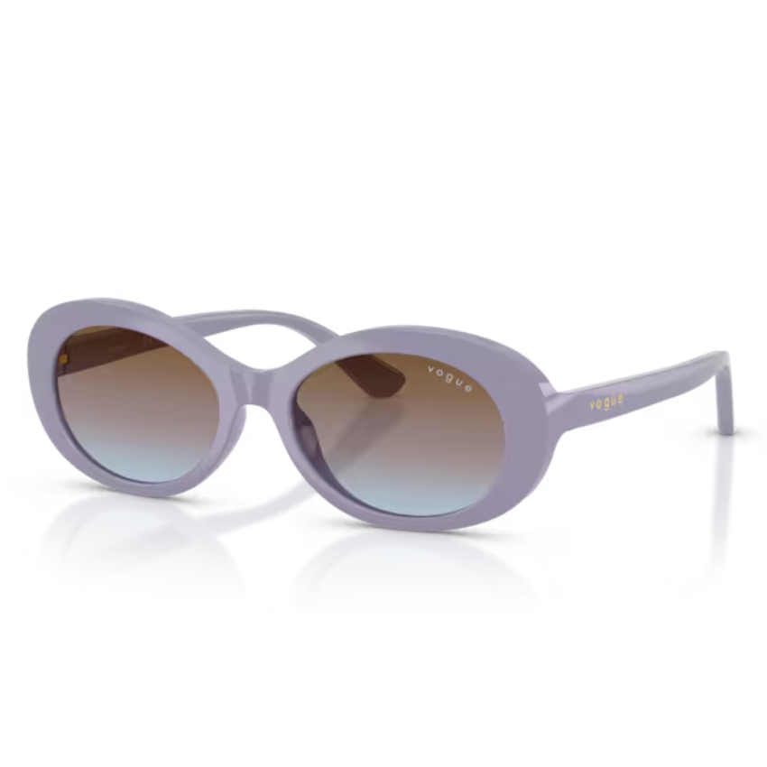 Occhiali da sole Vogue Junior VJ2032 321048 Lilla Pieno con montatura ovale e lenti sfumate azzurro rosa marrone