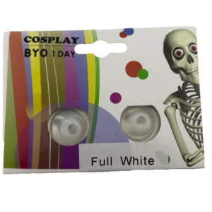 Lenti a contatto colorate Halloween Cosplay BYO 1 Day nelle varianti Full Red, Red Viper, Cat Yellow e Full White